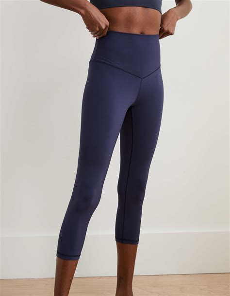 Aerie Real Foundation Style & Trends Sustainability at AEO REAL GOOD® Planet in Mind Community Go to aerie homepage. The page navigation is complete. ... OFFLINE By Aerie Real Me High Waisted Crossover Super Flare Legging Color: True Black. Price: Unavailable. $54.95 At a Glance. Light support. Lightweight fabric. Made to play.